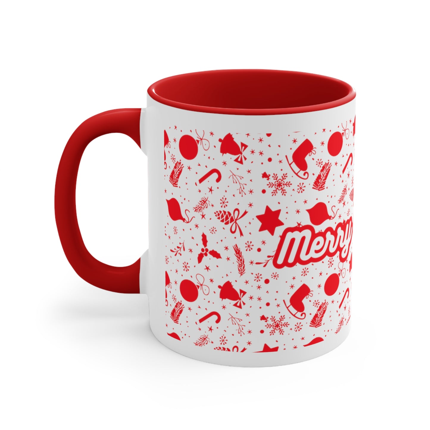 Merry Christmas Mug - Perfect Gift - Chrisrmas Decor - Accent Coffee Mug, 11oz