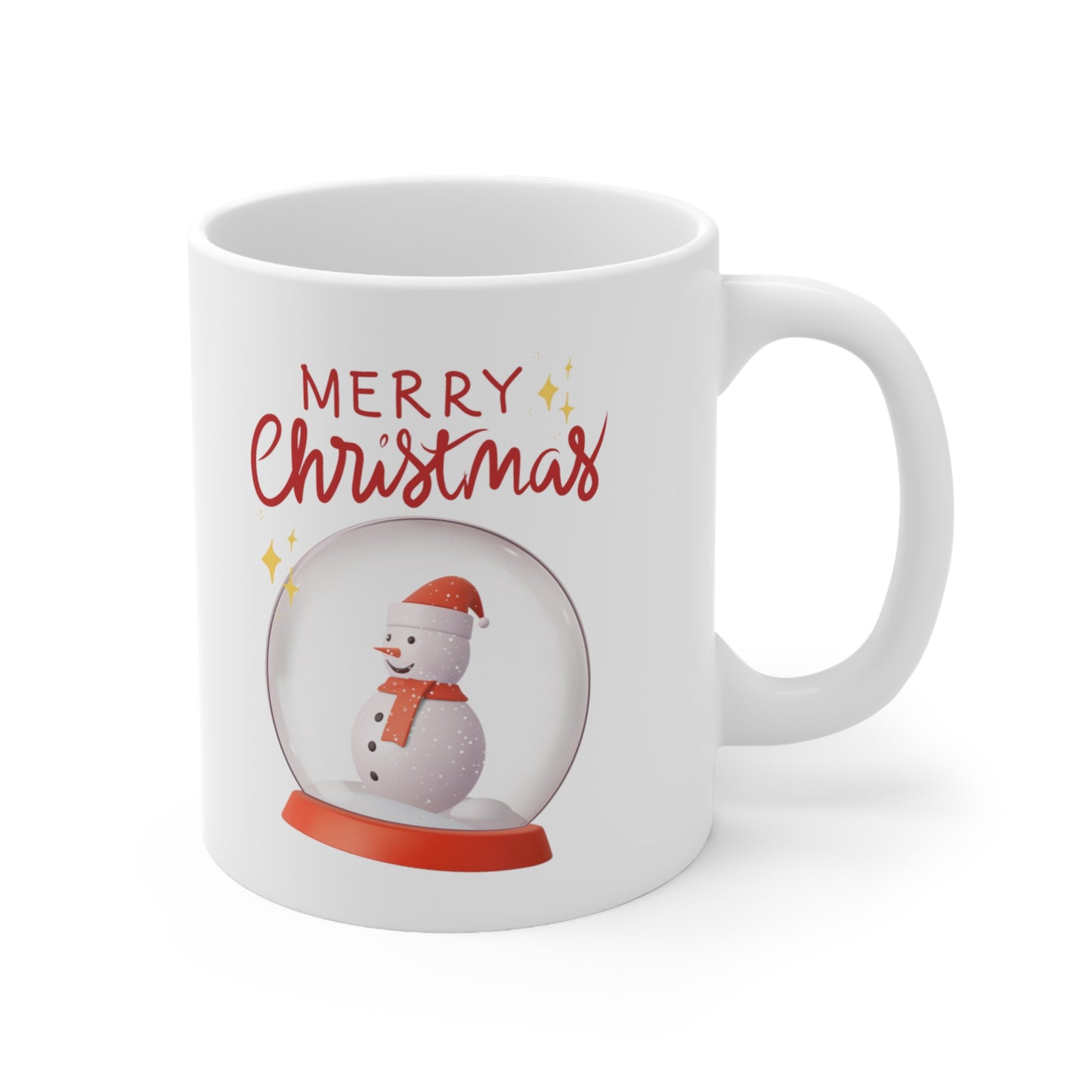 Snowman Mug - Perfect Christmas Gift -Snowglobe Mug - Ceramic Mug 11oz